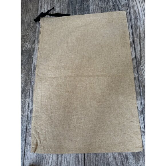 GUCCI DRAWSTRING TRAVEL DUST BAG TAN 16IN x 10.75IN AUTHENTIC STORAGE BAG NEW - Picture 3 of 8